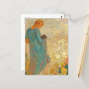 Pandora von Odilon Redon Postkarte