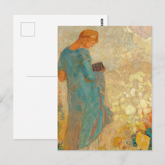 Pandora von Odilon Redon Postkarte (Vorne/Hinten)