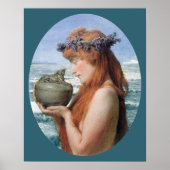 Pandora von Sir Lawrence Alma-Tadema Poster (Vorne)