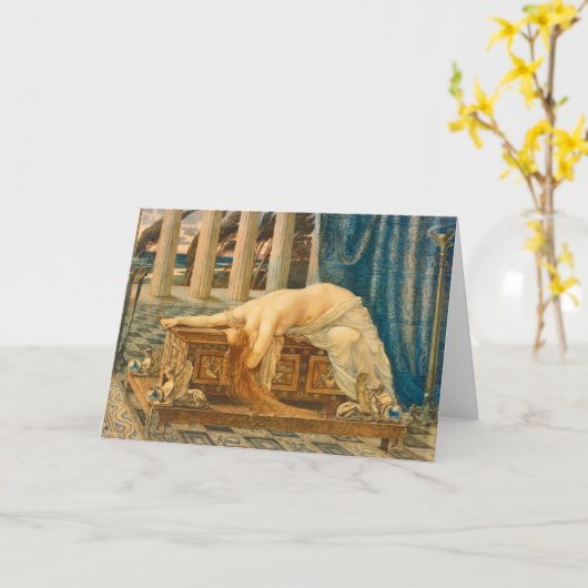 Pandora | Walter Crane Karte (Gelbe Blume)