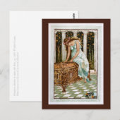 Pandora will die Box öffnen Postkarte (Vorne/Hinten)