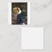 Pandora's Box - John William Waterhouse Quadratische Visitenkarte (Vorne/Hinten)