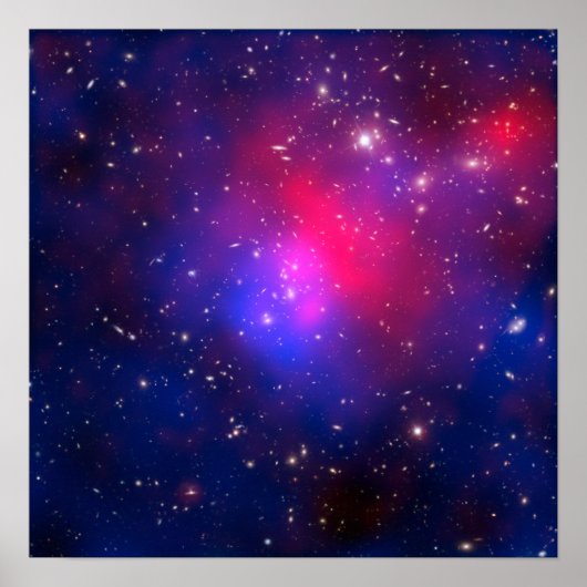 Pandora's Cluster - Abell 2744 Galaxien Poster (Vorne)