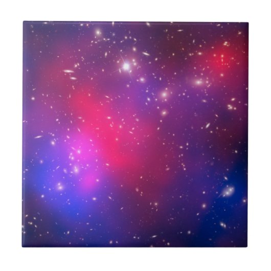 Pandoras Cluster Hot Pink und Navy Blue Celestial Fliese (Vorderseite)