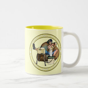 pandorasboxbuttongold, Ihr Gamertag! Zweifarbige Tasse