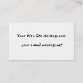 Pands Reis-Papiergoldrahmen Visitenkarte (Rückseite)