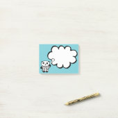 Pandy der Panda Post-it Klebezettel (Auf Schreibtisch)