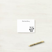 Pandy der Panda Post-it Klebezettel (Auf Schreibtisch)