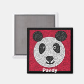 Pandy Magnet (Vorderseite/Rückseite)
