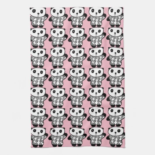 Pandy Panda Geschirrtuch (Vertikal)