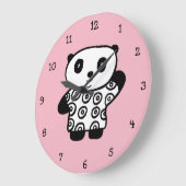 Pandy Panda Große Wanduhr (Winkel)
