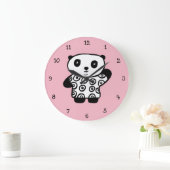 Pandy Panda Große Wanduhr (Zuhause)