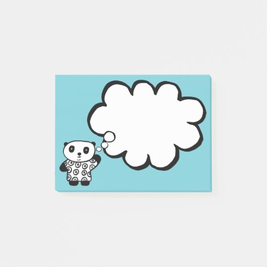 Pandy Panda Post-it Klebezettel (Vorderseite)