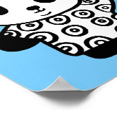 Pandy the Panda Buddhist Seid nett Zitat Poster (Ecke)