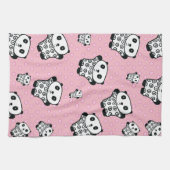 Pandy the Panda Polka Dot Handtuch (Horizontal)
