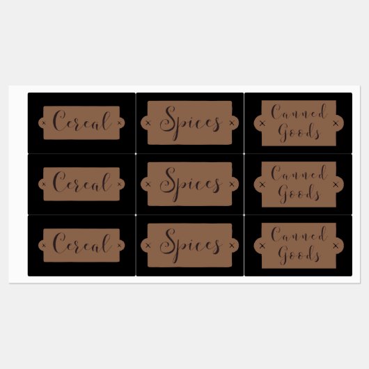 Paneeletiketten Etiketten (Blatt)