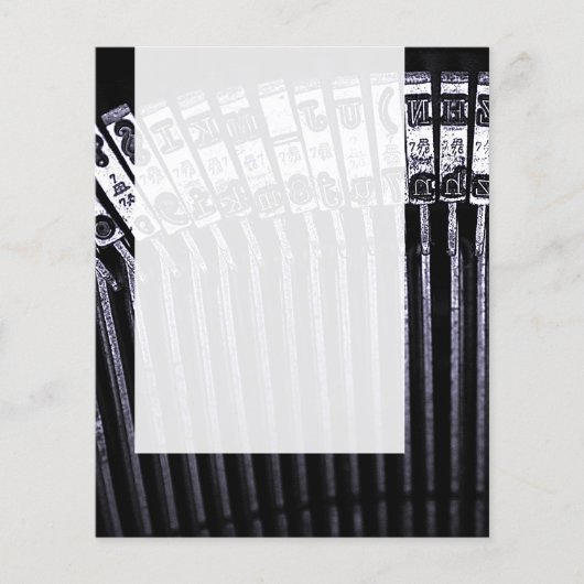 Panel 023 - Schreibmaschine Flyer (Vorne)