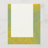 Panel 032 - Gelbe und grüne Mineralien Flyer (Hinten)