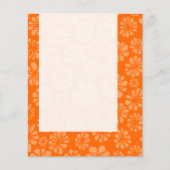 Panel 051 - Orange Floral Flyer (Vorne)