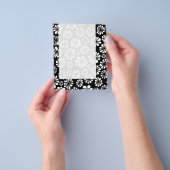 Panel 052 - B&W Floral Flyer (Gruppe)