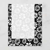Panel 052 - B&W Floral Flyer (Hinten)