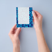 Panel 052 - Shades of Blue Floral Flyer (Gruppe)