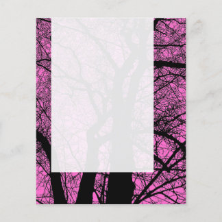 Panel 057 - High Contrast Tree - FF66CC Flyer