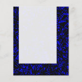 Panel 064 - Abstrakte Linien - Blau Flyer (Hinten)