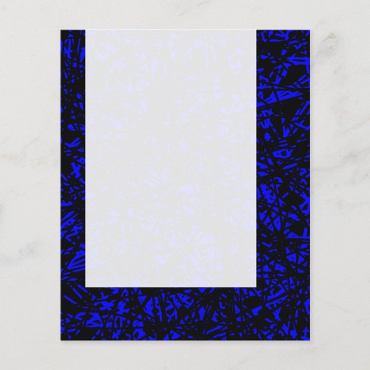 Panel 064 - Abstrakte Linien - Blau Flyer (Vorne)