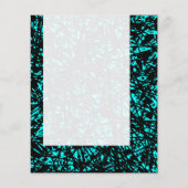 Panel 065 - Abstrakte Linien - Cyan Flyer (Hinten)