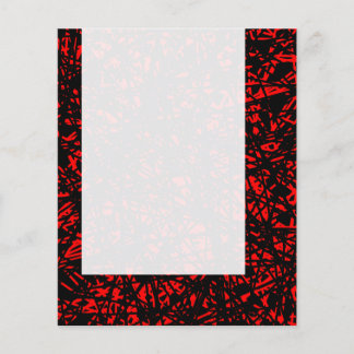 Panel 068 - Abstrakte Linien - Rot Flyer