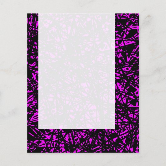Panel 069 - Abstrakte Linien - Magenta Flyer (Vorne)