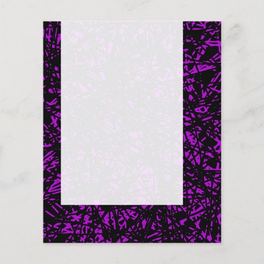 Panel 070 - Abstrakte Linien - Lila Flyer (Vorne)