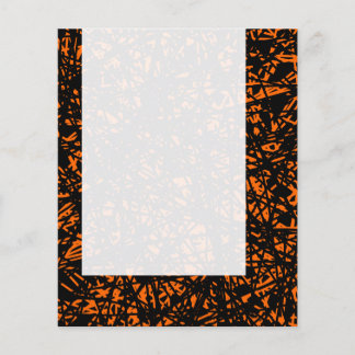 Panel 071 - Abstrakte Linien - Orange Flyer