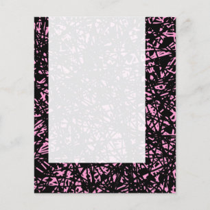Panel 072 - Abstrakte Linien - Rosa Flyer