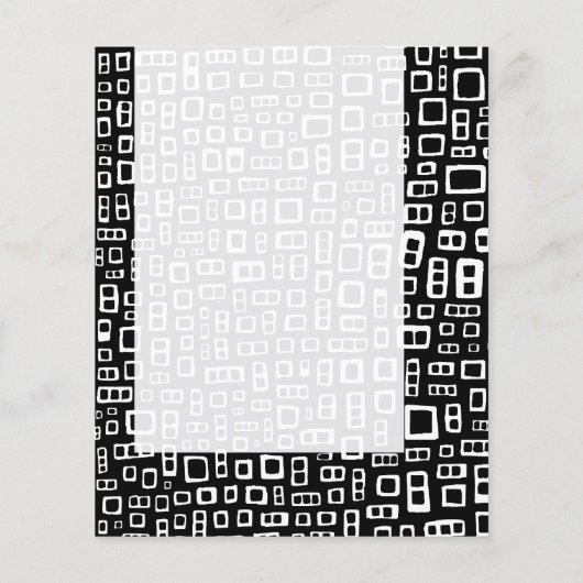 Panel 086 - Abstrakte Rechtecke Flyer (Hinten)