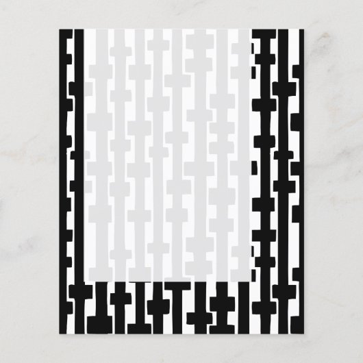 Panel 092 - Abstrakte Linien Flyer (Hinten)