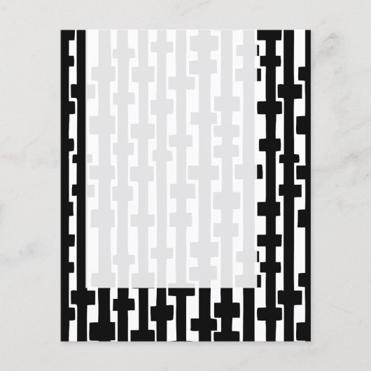 Panel 092 - Abstrakte Linien Flyer (Vorne)