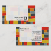 Panel - Abstrakt 240413 Visitenkarte (Vorne/Hinten)