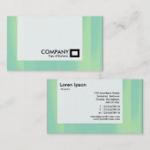 Panel - Abstraktes Aqua Visitenkarte (Vorne/Hinten)
