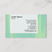 Panel - Abstraktes Aqua Visitenkarte (Rückseite)