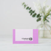 Panel - Angemalt Lilac Visitenkarte (Stehend Vorderseite)