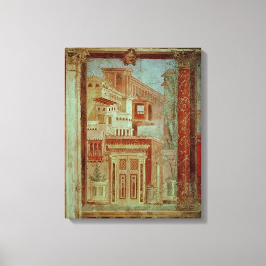 Panel aus Cubiculum aus dem Schlafzimmer des Leinwanddruck (Vorderseite)