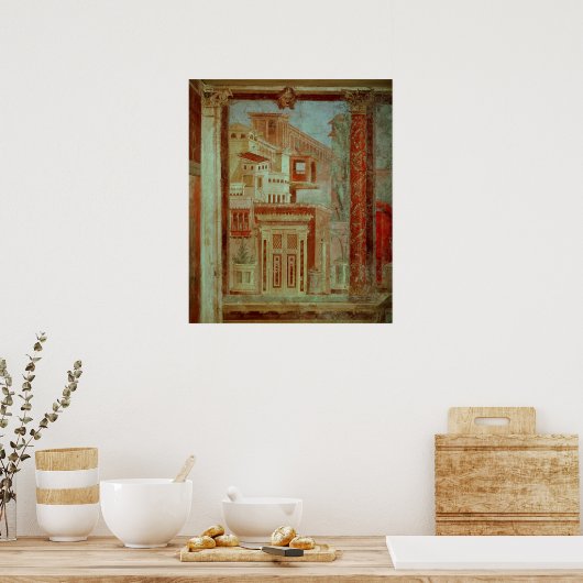 Panel aus Cubiculum aus dem Schlafzimmer des Poster (Küche)