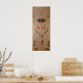 Panel aus dem Boudoir von Marie-Antoinette Poster (Küche)