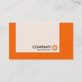 Panel - Farben - Art Deco - Orange Visitenkarte