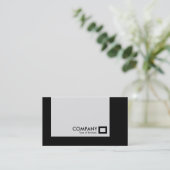 Panel - Farben - Schwarz Visitenkarte (Stehend Vorderseite)