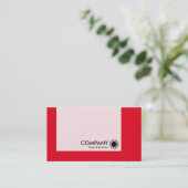 Panel - Farben - Sonne - Rot Visitenkarte (Stehend Vorderseite)