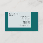 Panel - Farben - Stern - Moss Grün Visitenkarte (Rückseite)