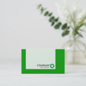 Panel - Farben - Sterne - grün Visitenkarte (Stehend Vorderseite)